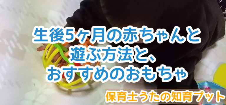 生後5ヶ月の赤ちゃんとの遊び方と おすすめのおもちゃ 知育プット